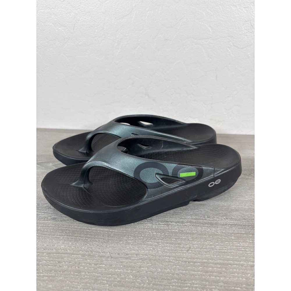 OOFOS OOriginal Sport Recovery Sandals Black Graphite Mens 7 Womens 9 EU 40